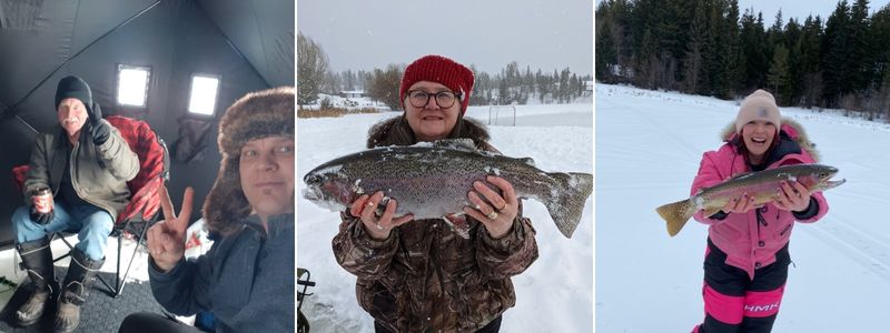 Merritt Ice fishing