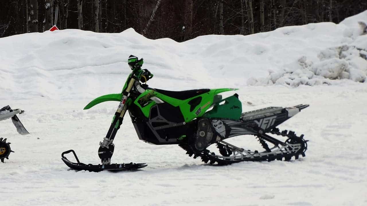 Snowmobiling in Merritt BC Canada