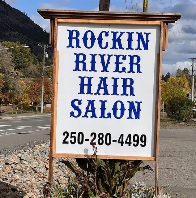 Rockin River Hair Salon Merritt BC Canada on Voght Street in Merritt British Columbia Canada.